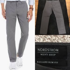 Nordstrom Grey khaki stretch casual pants!